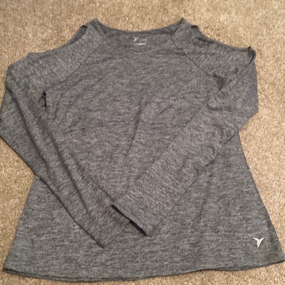 Large Old Navy Long Sleeve Workout Top